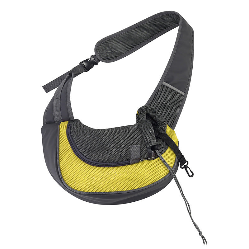 Crossbody Cat Bag Breathable Mesh Pet Shoulder Portable Outings