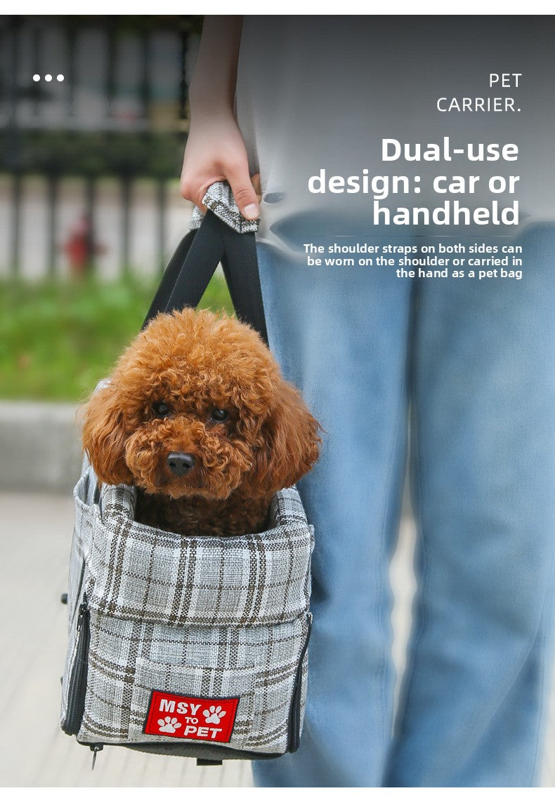 Universal Car Dog Bed for Pets All-Season Comfort Portable Pet Mat Multi-Functional Car Seat Protector Non-Slip Waterproof Easy Clean