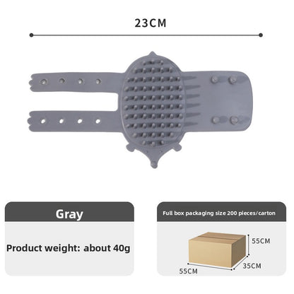 Cat Soft Rubber Corner Table Scratcher with Itch Relief Massage