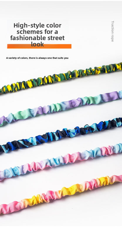 Elastic Rope Dog Leash Explosion Proof Anti Pull Pet Gear