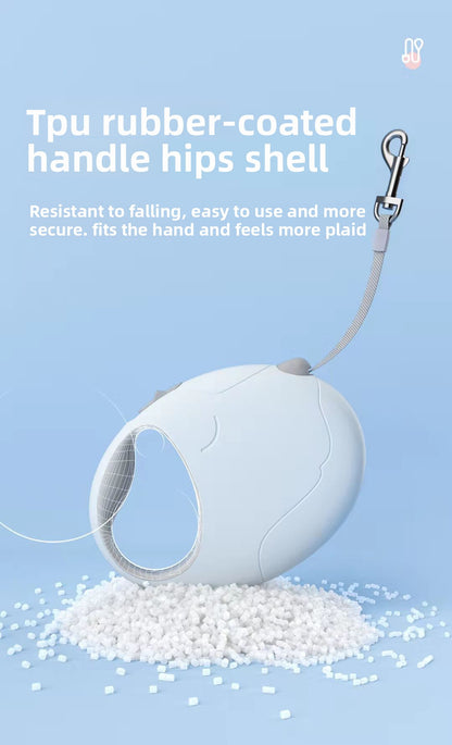 Automatic Retractable EggShape Leash for Effortless Dog Walks