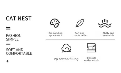 Pet Supplies Summer Cooling Mat Nest Rattan Woven Ice Bed for Cats Sleep