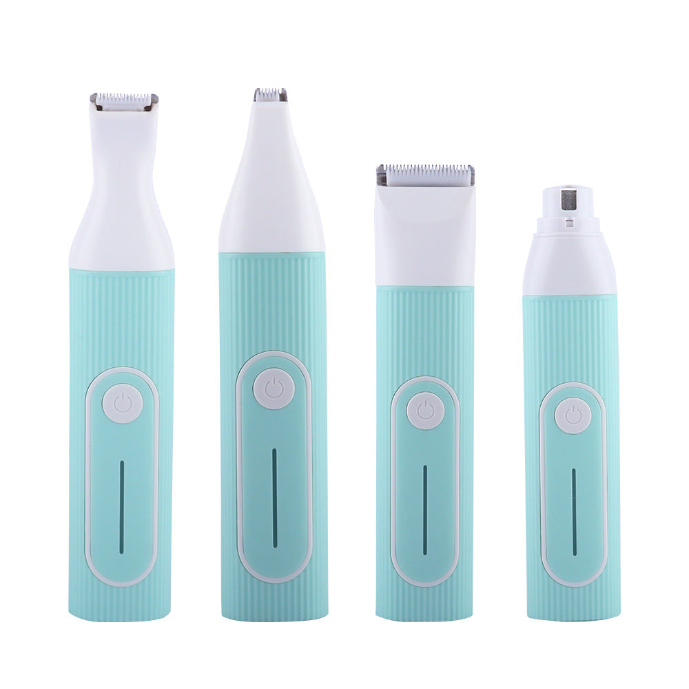 Pet Supplies New Pet Hair Trimmer Set Dog Electric Clipper Nail Grinder Pet Paw Hair Trimmer