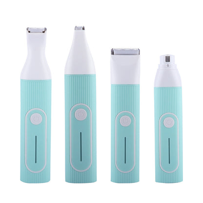 Pet Supplies New Pet Hair Trimmer Set Dog Electric Clipper Nail Grinder Pet Paw Hair Trimmer