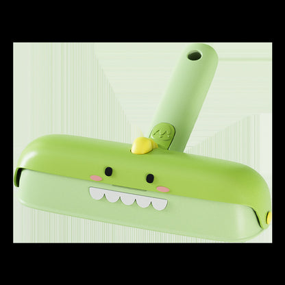 Reusable Pet Hair Remover Brush Dinosaur Design Sticky Lint Roller for Cat Dog Hair on Bedding Clothes Furniture Carpet Couch