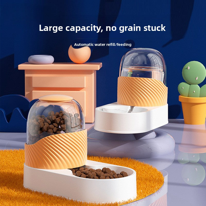 Automatic Cat Water Fountain 2L Large Capacity Quiet USB Powered Pet Water Dispenser for Cats Dogs with LED Light and Water Level Indicator