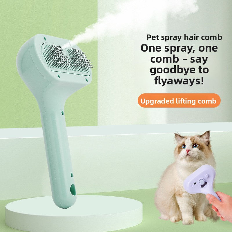 Pet Grooming Spray Comb for Cat Dog Hair Detangling Cleaning