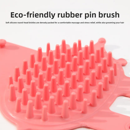 Cat Soft Rubber Corner Table Scratcher with Itch Relief Massage