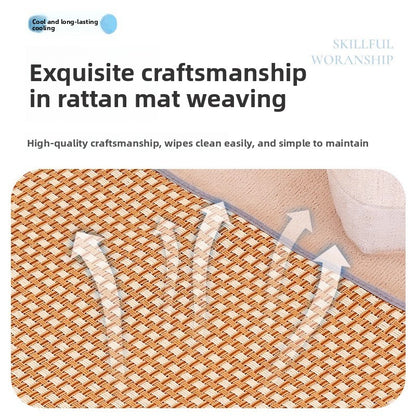 Cooling Mat Pet Bed Mat for All Seasons Rattan Teddy Cat Dog Summer Use