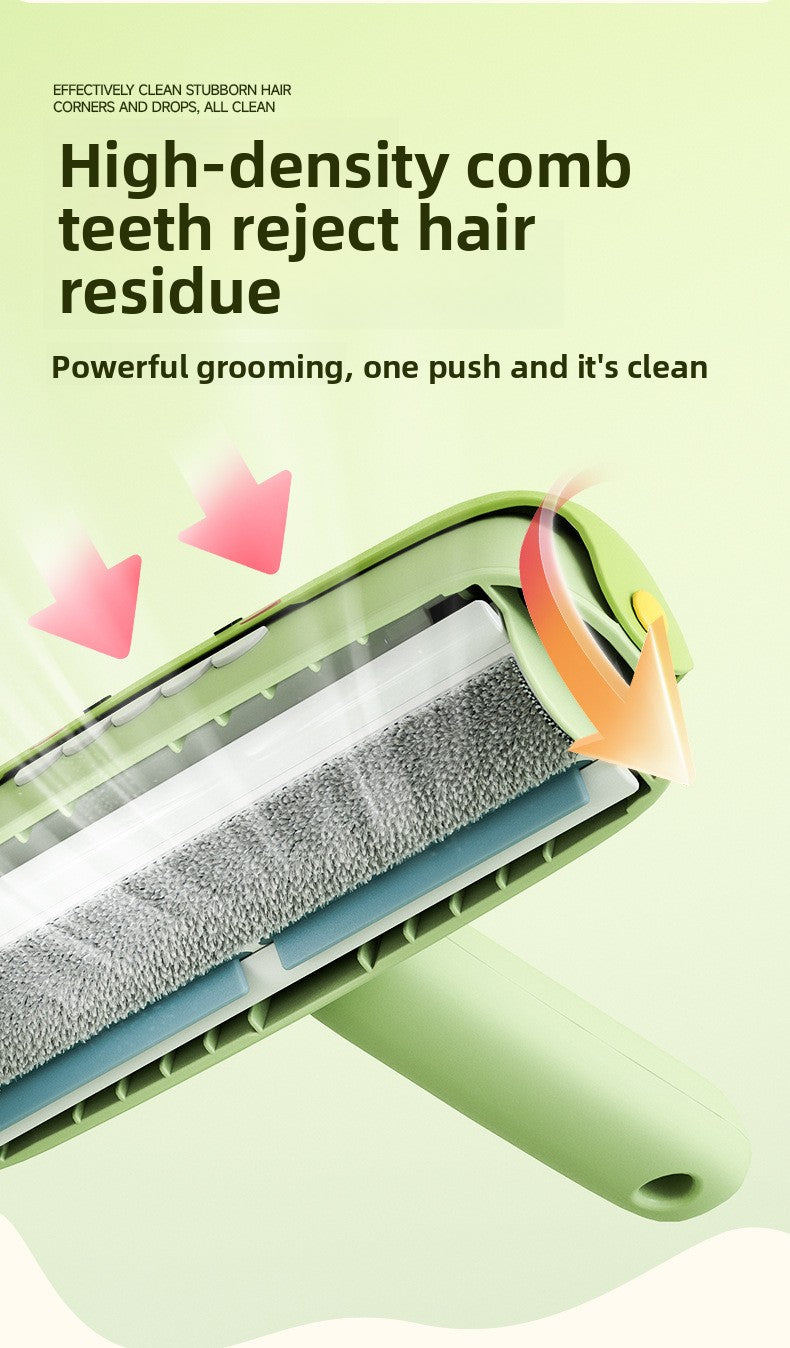 Reusable Pet Hair Remover Brush Dinosaur Design Sticky Lint Roller for Cat Dog Hair on Bedding Clothes Furniture Carpet Couch