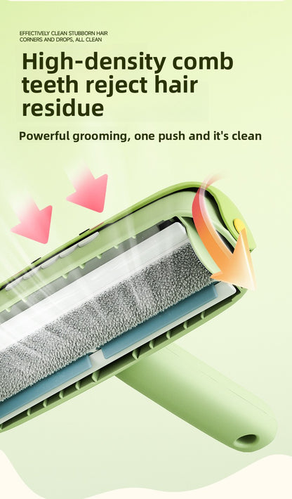 Reusable Pet Hair Remover Brush Dinosaur Design Sticky Lint Roller for Cat Dog Hair on Bedding Clothes Furniture Carpet Couch