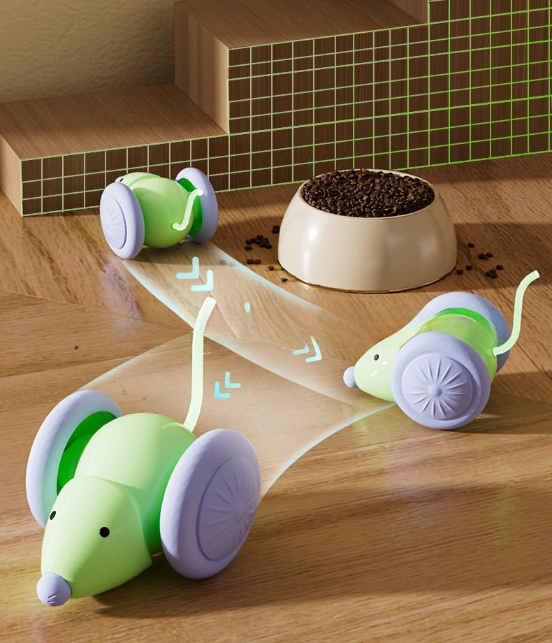 Automatic Rolling Cat Ball Toy Self Entertainment Pet Supplies for Indoor Cats Dogs Teaser Ball with Catnip Boredom Relief Interactive Kitten Toys