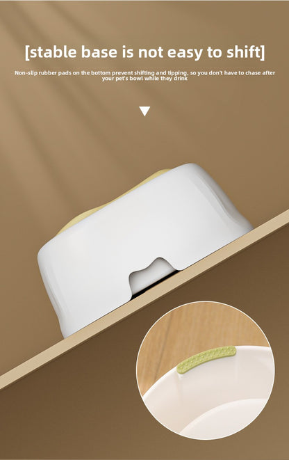 Floating Starfish Style Water Bowl Cat Drinking Equipment Anti Splash