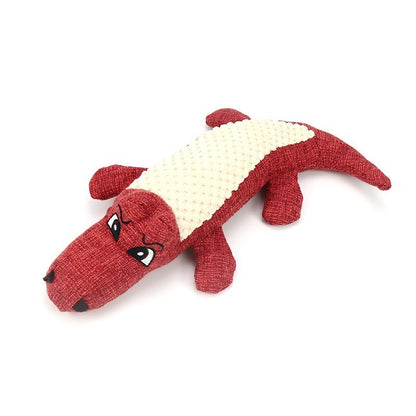 Pet Supplies Dog Plush Toy Durable Pet Toy Realistic Crocodile Sound Dog Toy