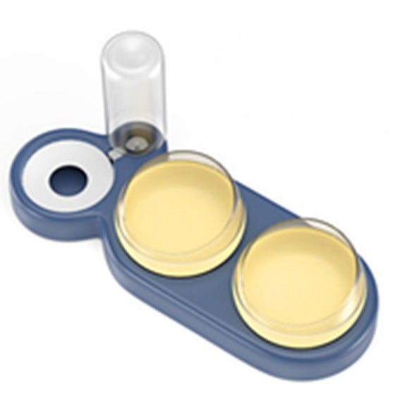 Double Bowl Automatic Cat Feeder and Dog Water Dispenser Adjustable Elevated Pet Bowl Set for Mealtime Comfort and Convenience