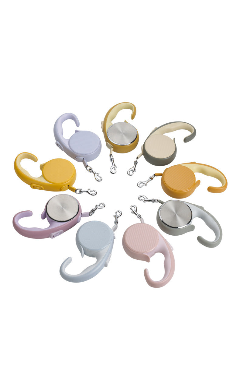 Retractable Dog Leash 16 FT Strong Nylon Rope with Anti Slip Handle Safety Lock for Medium Large Dogs and Cats Walking Running