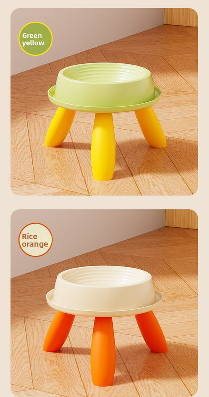 Elevated Pet Bowl for Cats and Dogs High Stand Design Protects Neck Prevents Spill and Slip Durable Anti Vomiting Feeding Bowl for Small Medium Large Pets