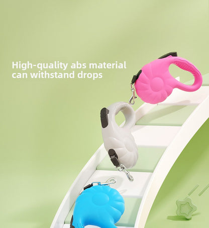 Pumpkin 5M Auto Retractable Explosion Proof Dog Leash for Small Medium Dog Walking