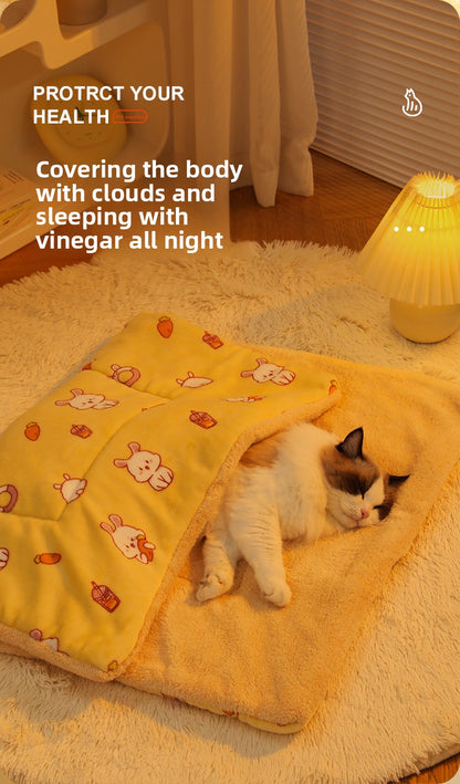 Electric Heating Pad for Cats and Dogs Waterproof Pet Warmer Mat Thermostat Control Ultra Soft Fleece Winter Bed for Puppy Kitten