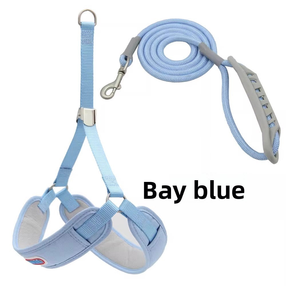 Dog Walking Vest Style Harness Leash for Small Medium Teddy Pomeranian Bichon