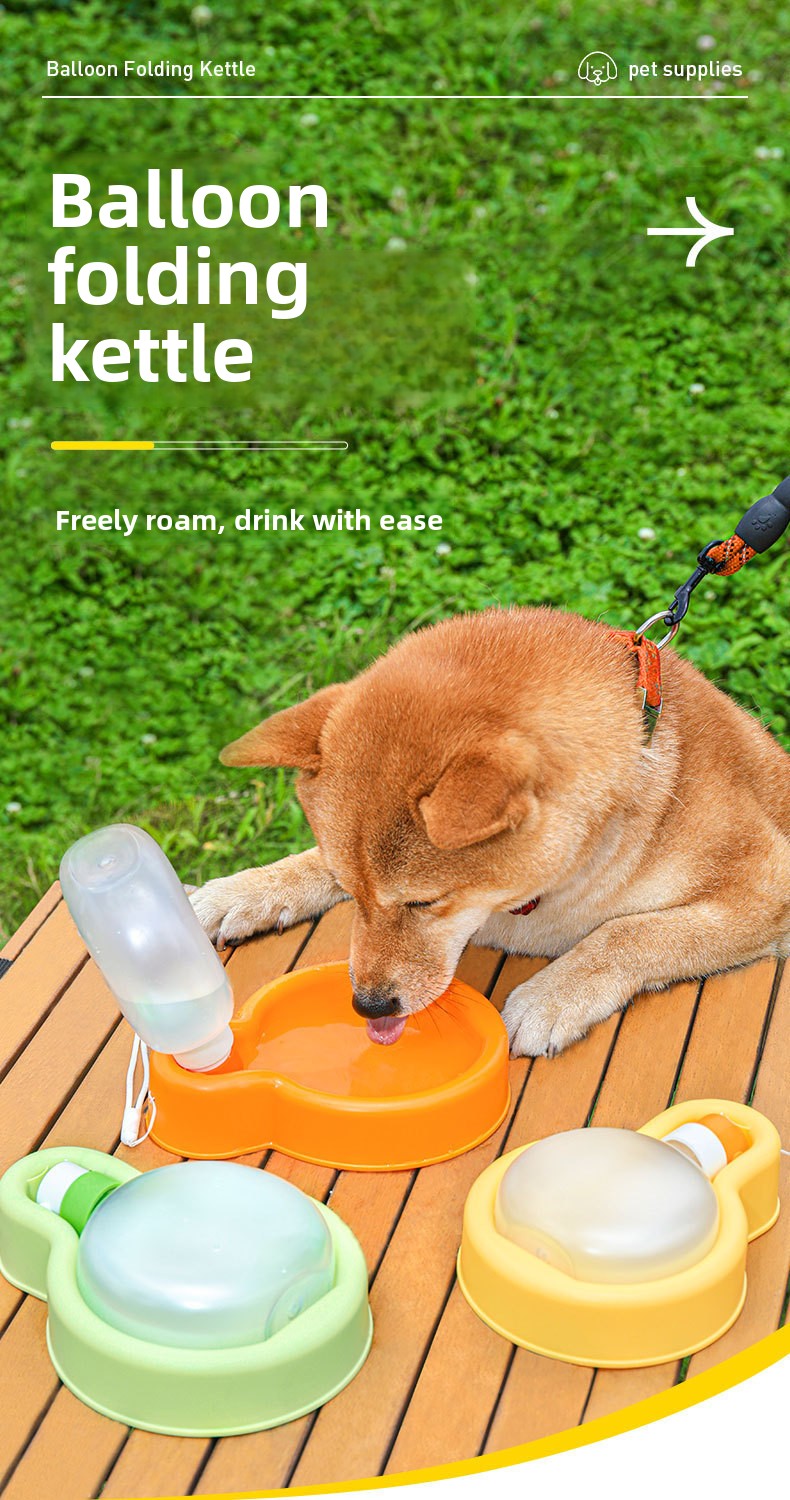 Dog Outdoor Water Cup Foldable Portable Travel Cup Water Dispenser Cat Dog Walking Puppy Drinking Cup Large Capacity