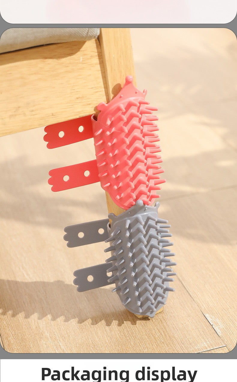 Cat Soft Rubber Corner Table Scratcher with Itch Relief Massage