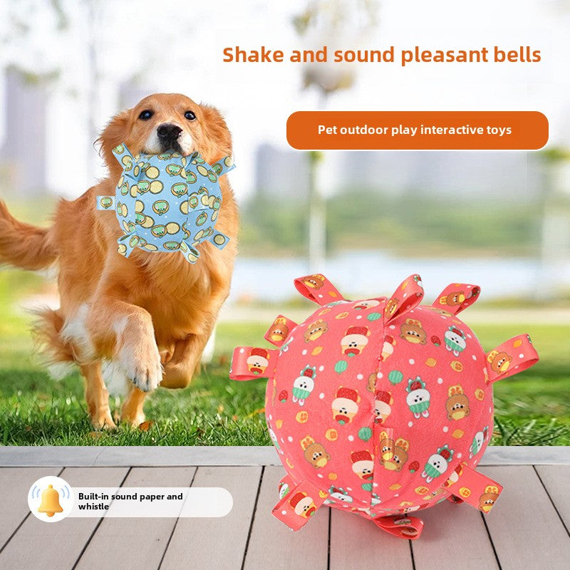 Pet Self-Hi Bite-Resistant Toy Ball Bell Sound