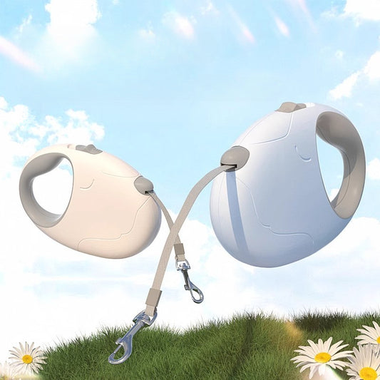 Automatic Retractable Dog Leash Heavy Duty Tangle Free Rope for Small Medium Dogs Walking Puppy Teddy Bichon Poodle Pet