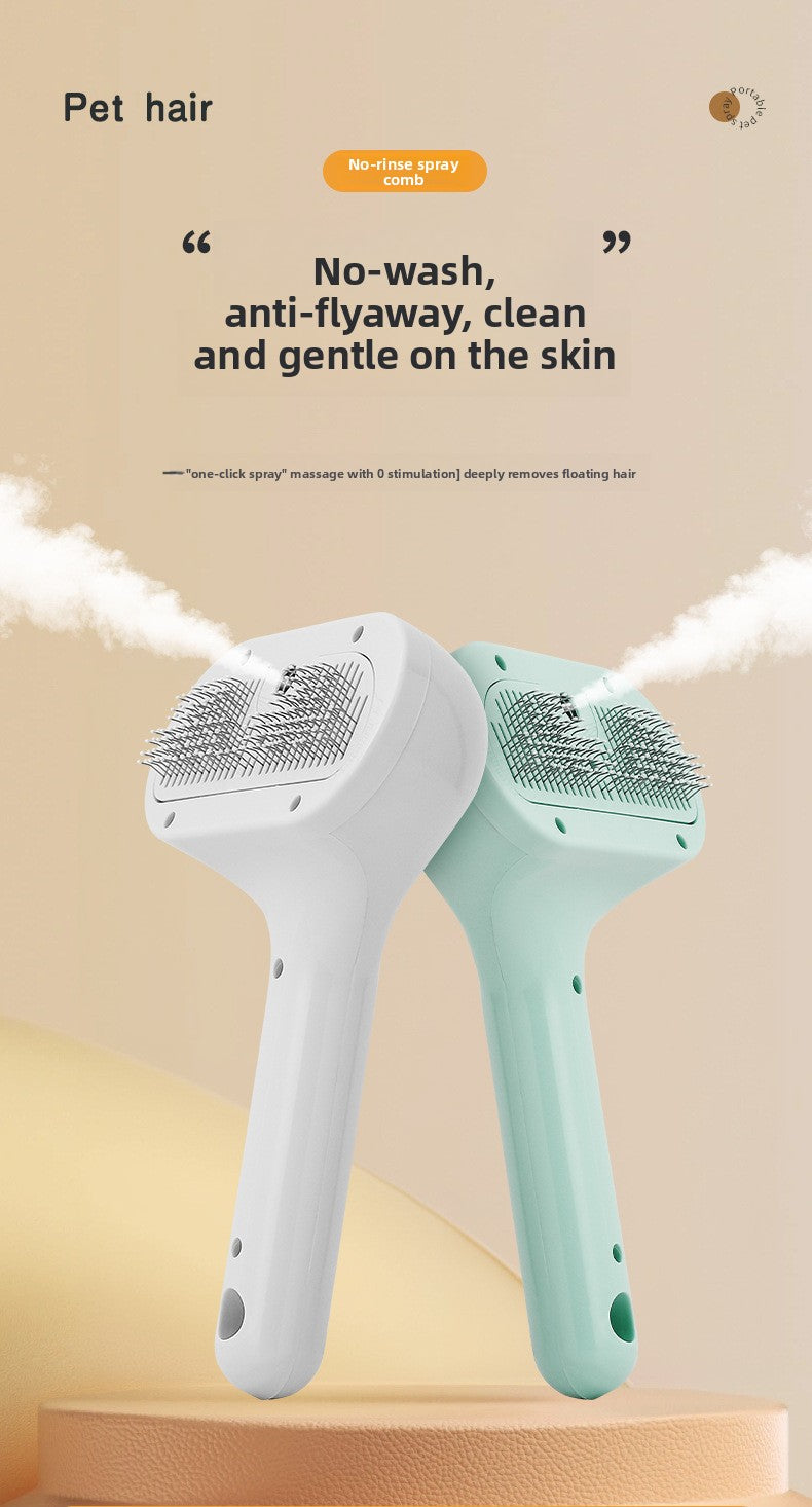 Pet Grooming Spray Comb for Cat Dog Hair Detangling Cleaning