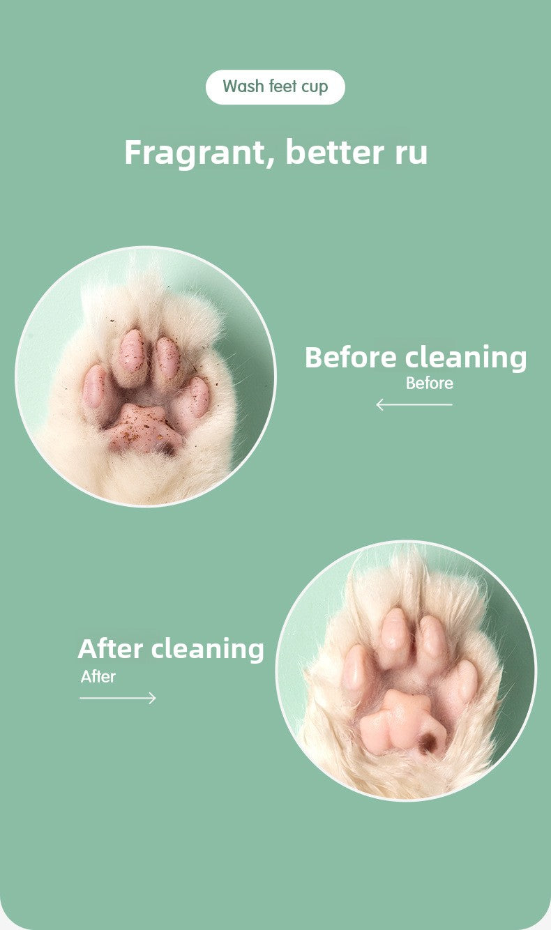 Pet Paw Cleaning Cup for Dogs, Corgis, Puppies, Golden Retrievers, Paw Cleaning Tool for Teddy Dogs, Paw Cleaning Device for Cats