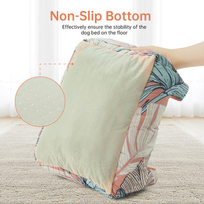 All-Season Soft Machine Washable Pet Bed for Cats Dogs Large Medium Small Non-Slip