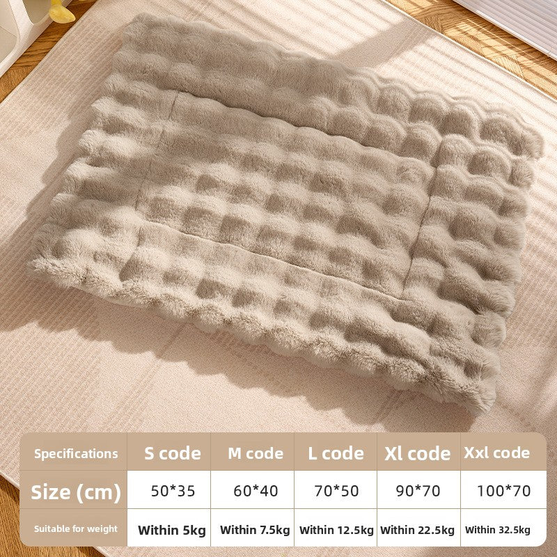 Electric Heating Pad for Cats and Dogs Waterproof Pet Warmer Mat Thermostat Control Ultra Soft Fleece Winter Bed for Puppy Kitten