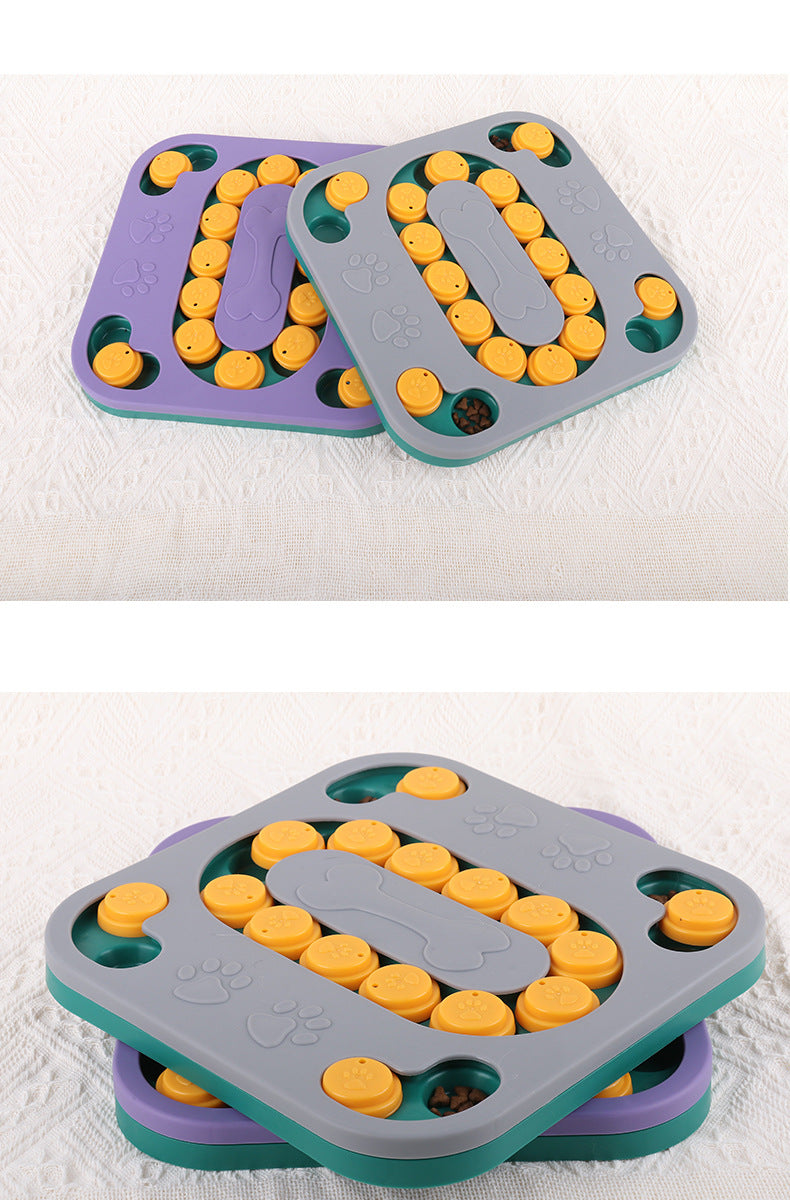 Pet Supplies New Dog Puzzle Foraging Toy Interactive Training Anti Boredom Fun