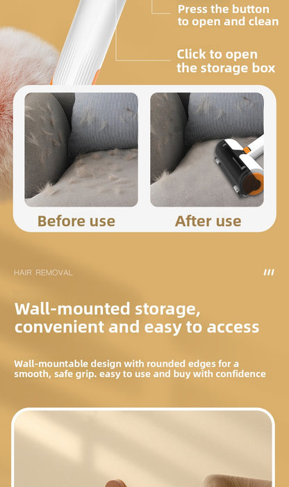 Pet Supplies Roller-Type Double-Sided Brush for Floating Hair Removal Static Sticky Artifact