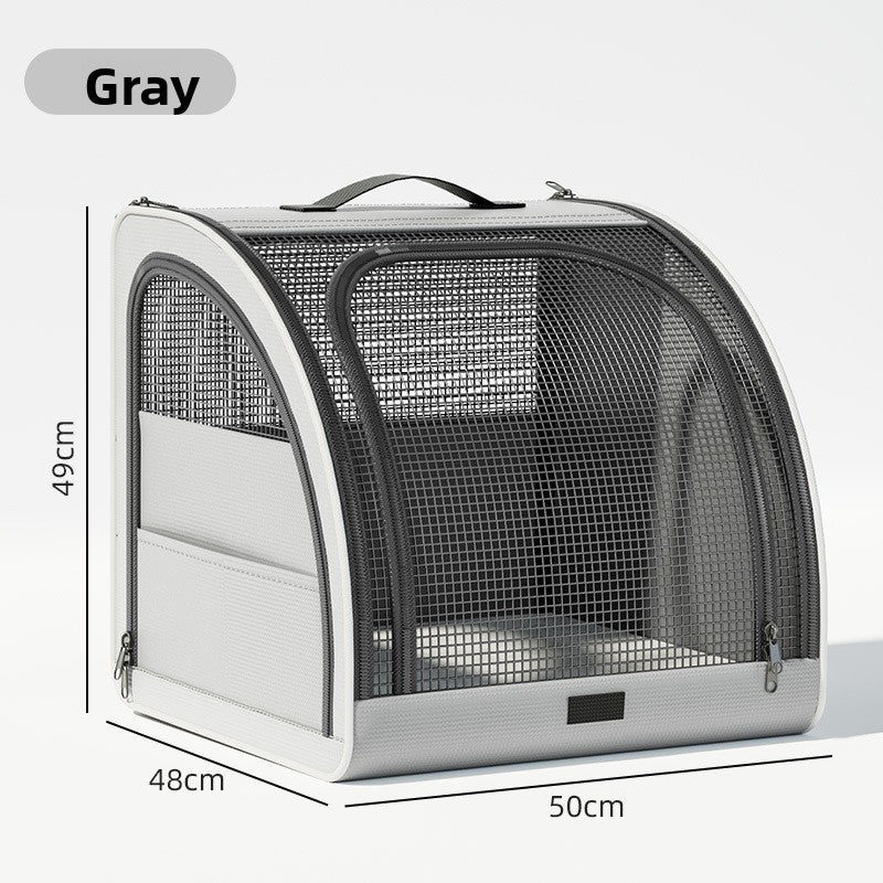 Premium Pet Car Seat Cushion Non-Slip Dog Car Hammock with Side Protection and Seat Belt Loop for Travel Safety