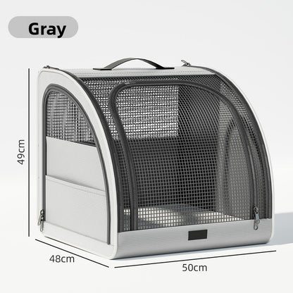 Premium Pet Car Seat Cushion Non-Slip Dog Car Hammock with Side Protection and Seat Belt Loop for Travel Safety