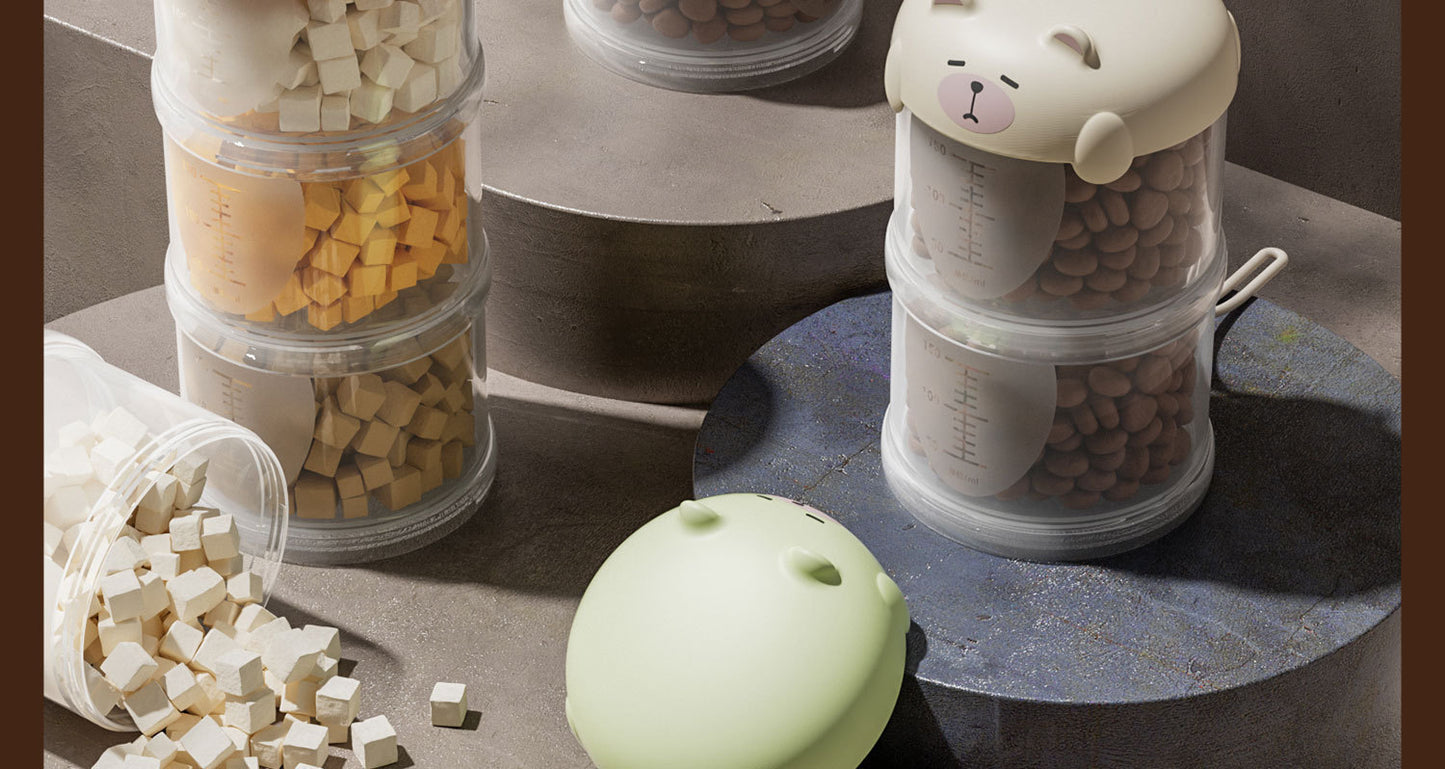 Portable Cat Snack Sealed Box Universal Pet Food Storage Moisture Proof Dispensing Canister