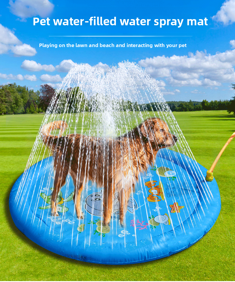 Outdoor Thickened NonSlip Pet Water Mat Summer Play Mat for Children Dog Bathing Portable