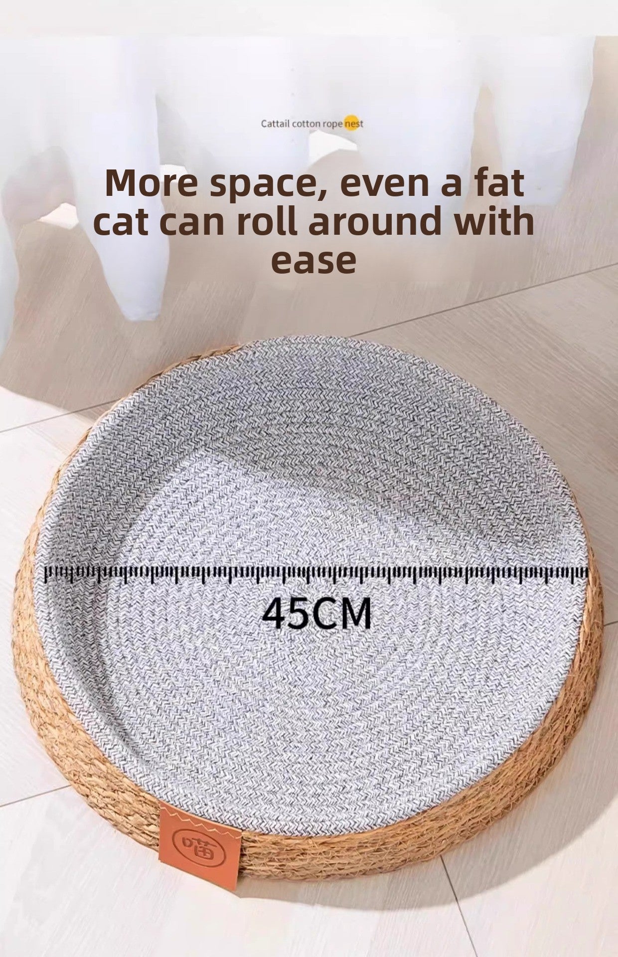 Summer Rattan Cat Villa AllSeason Breathable Comfy ScratchProof Dog House