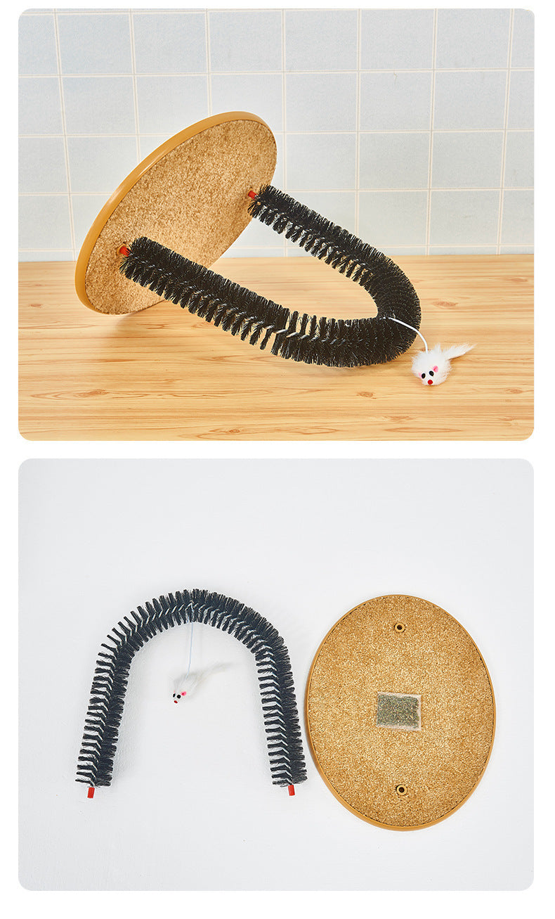 Pet Grooming Arch Scratcher Self-Entertainment Toy