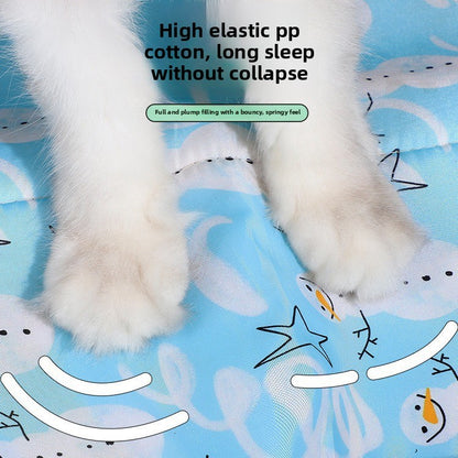 Universal AllSeason Pet Cool Nest Internet Celebrity Bed Mat for Small Medium Dogs Cats