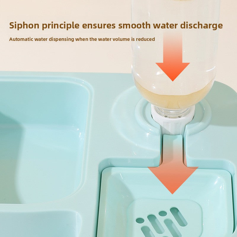 New Cat Food Set: Auto Feeding Bowl Drinking Device & Neck Protection Wholesale