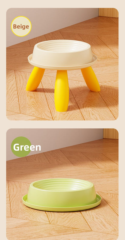 Elevated Pet Bowl for Cats and Dogs High Stand Design Protects Neck Prevents Spill and Slip Durable Anti Vomiting Feeding Bowl for Small Medium Large Pets