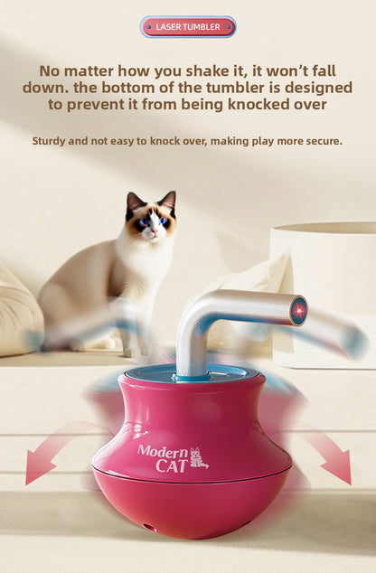 Infrared Laser SelfEntertaining Electric Pet Tumbler Cat Toy