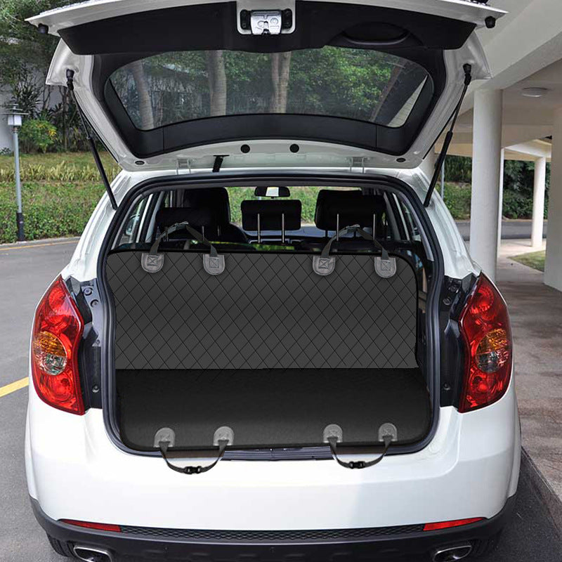 Pet Supplies Foldable Waterproof Anti-fouling Car Mat for Rear Seat Use