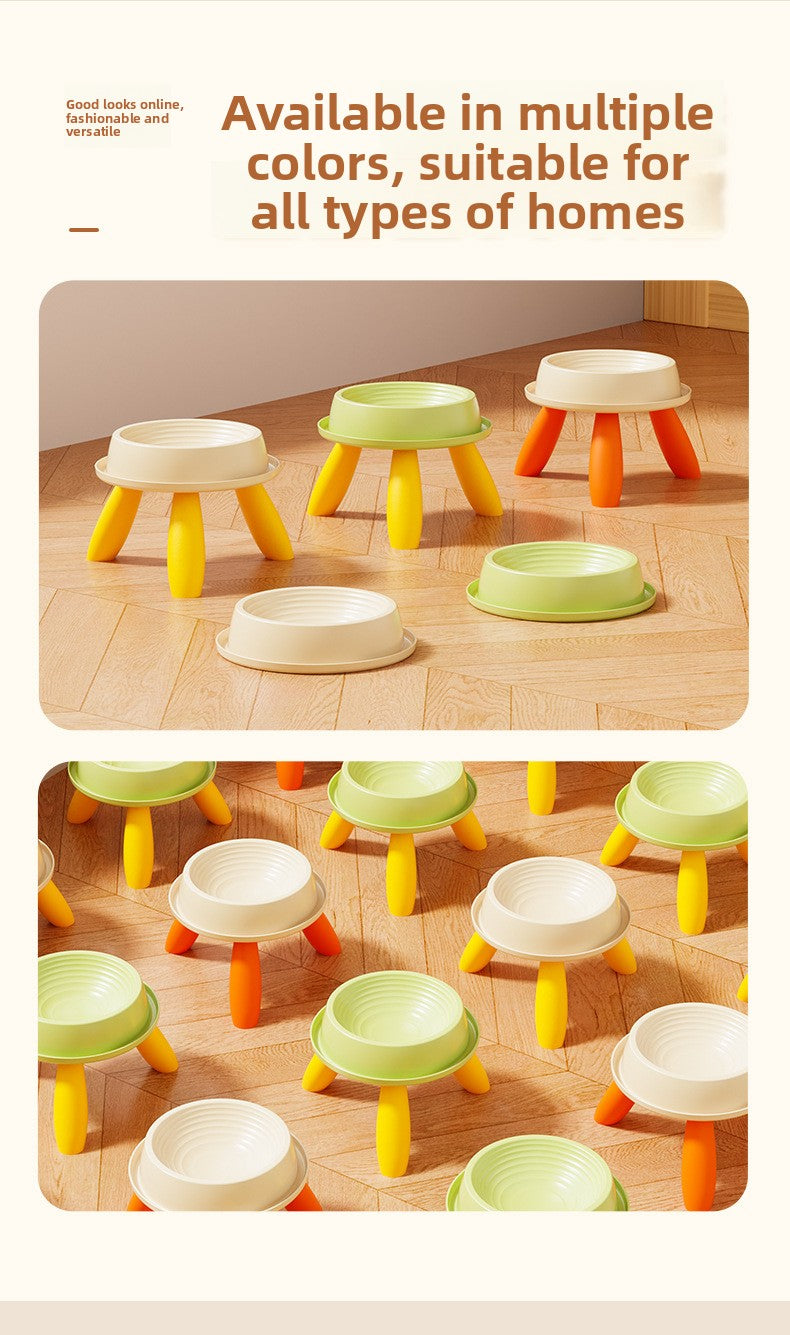 Elevated Pet Bowl for Cats and Dogs High Stand Design Protects Neck Prevents Spill and Slip Durable Anti Vomiting Feeding Bowl for Small Medium Large Pets