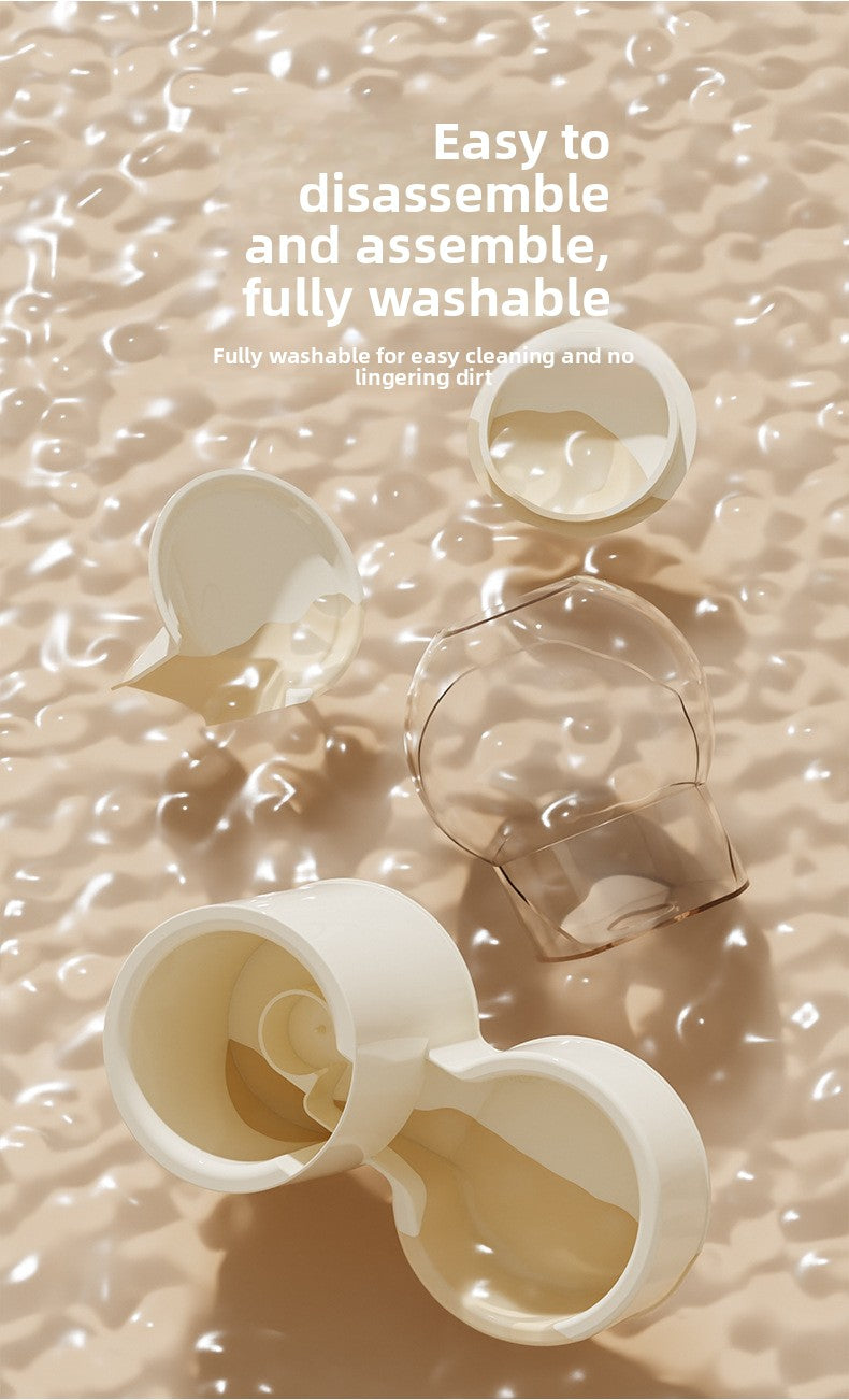 Automatic Cat Dog Water Dispenser with Food Feeder and Grain Storage Bucket