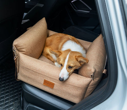 Pet Car Backseat Carrier Dog Bed Crate Seat Travel Bag