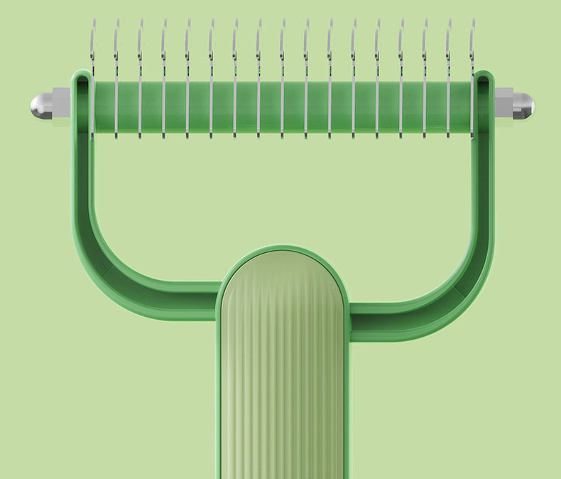 New Double-Sided Thinning Pet Knot-Opening Comb for Dog Cat Wholesale