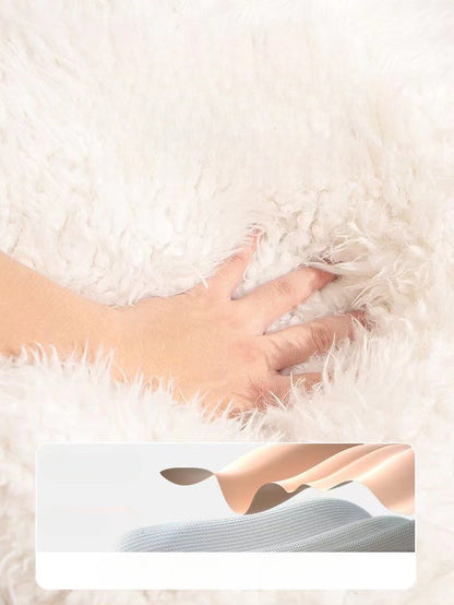 Pet Cat Nest Enclosed Sleeping Nest Dog Nest Winter Warm Mongolian Yurt Plush Animal Style Cute Adorable Pet Fleece Nest